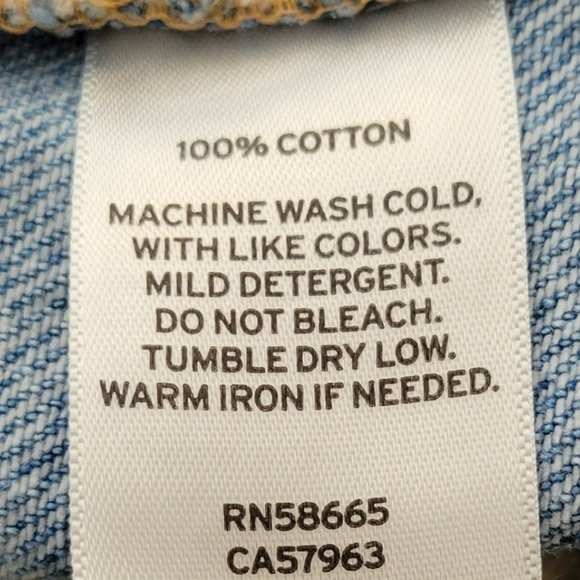 BP. Wide Leg Jean with Split Hem High Waist Mom Jean Sz 26 - Picture 10 of 10